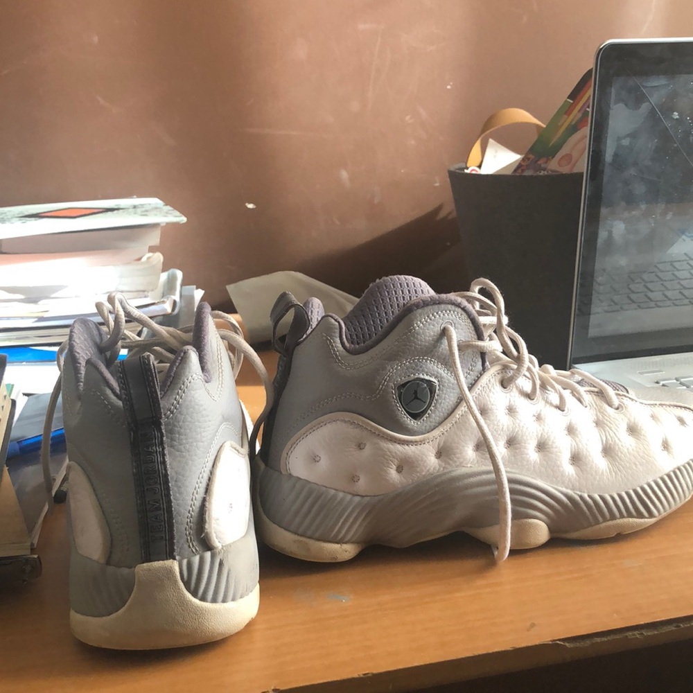Gray Jordans